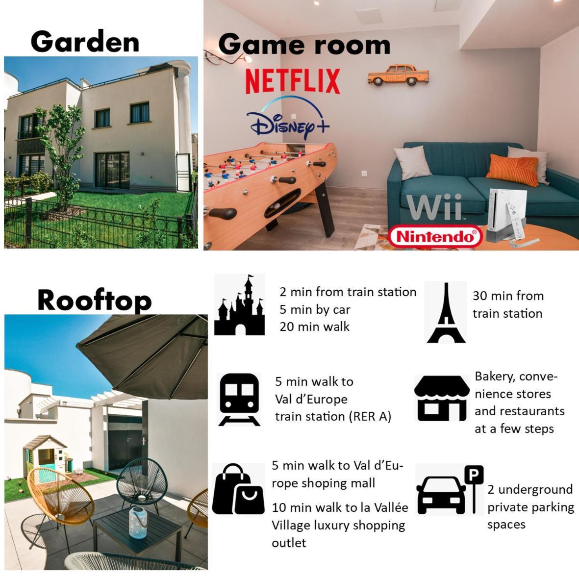 Perfect For Disney, Game Room, Rooftop, Parking Шеси Экстерьер фото
